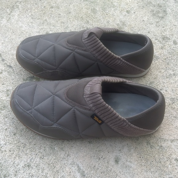 TEVA Ember Men's Brown Tan Quilted Moc Slipper Size 12 - Picture 3 of 8